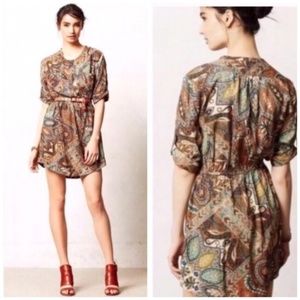 Anthropologie Paisley Dress